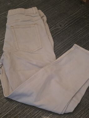 H&M Boy's Light Beige Jeggings - High-Rise Stretch
